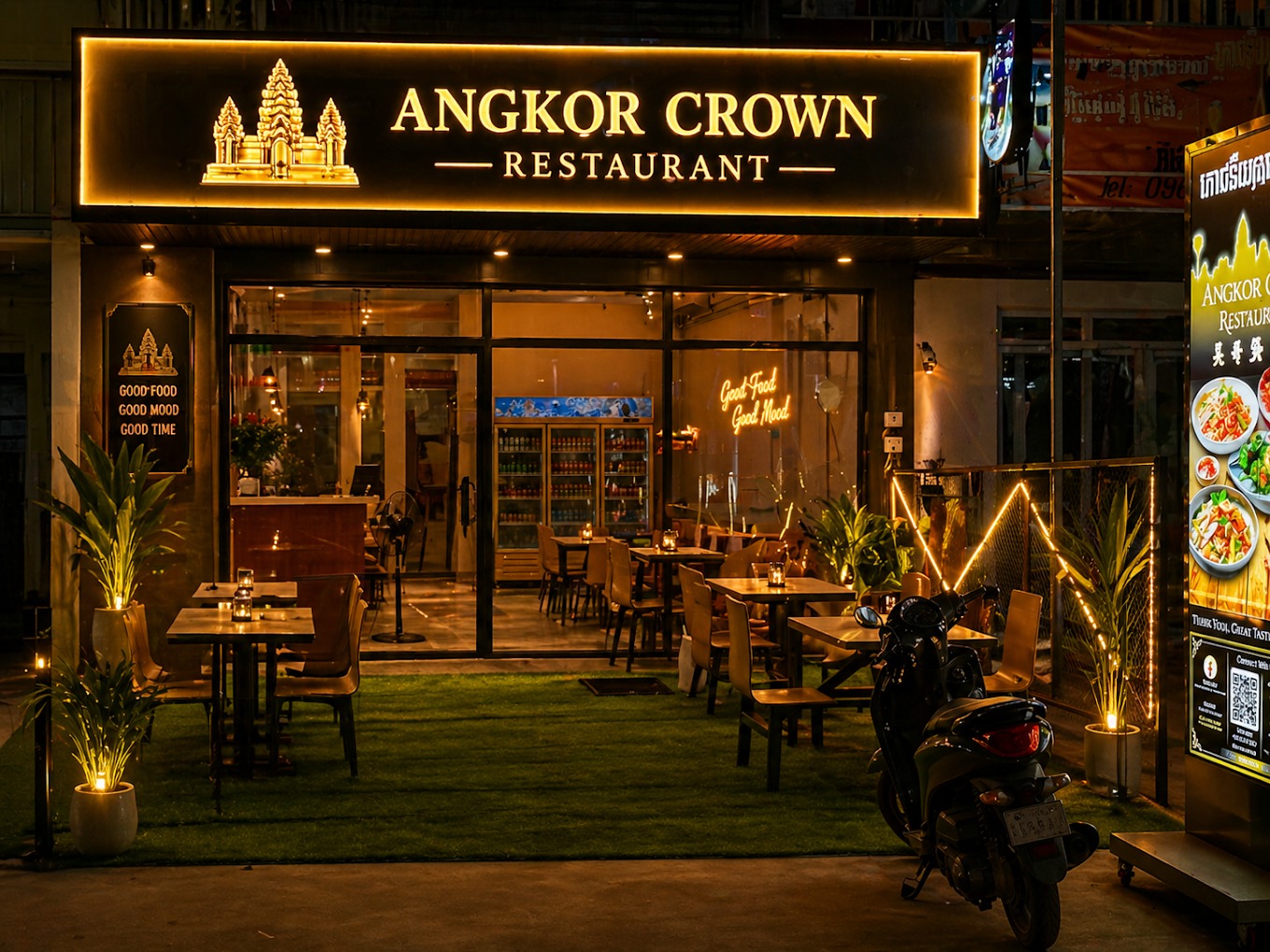 Angkor Crown Restaurant storefront